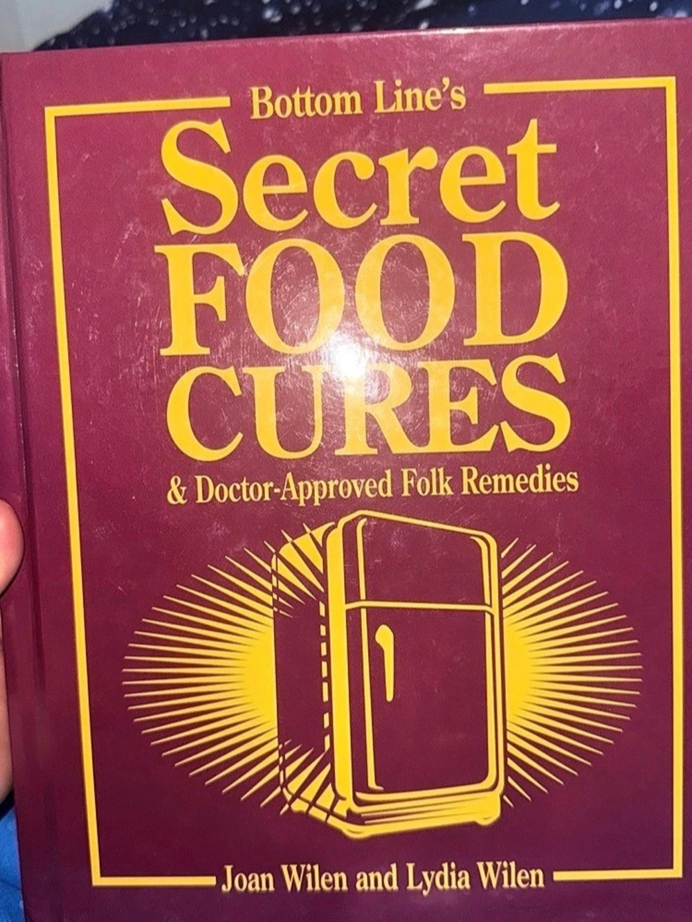 Bottom Line's Secret Food Cures Hardcover Book Red